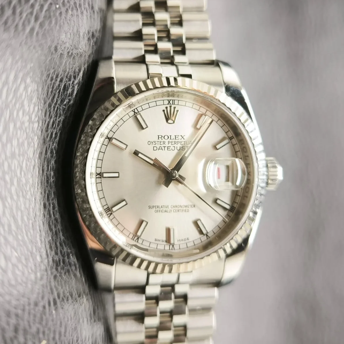 Datejust 36 Stainless Steel Fluted / Jubilee / Silver
