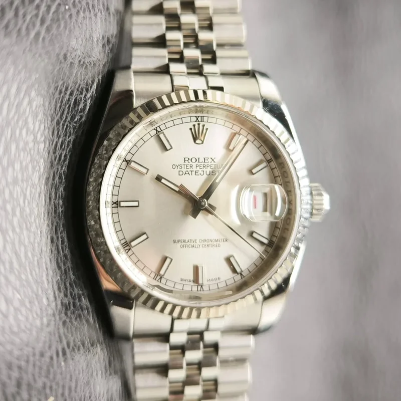 Datejust 36 Stainless Steel Fluted / Jubilee / Silver