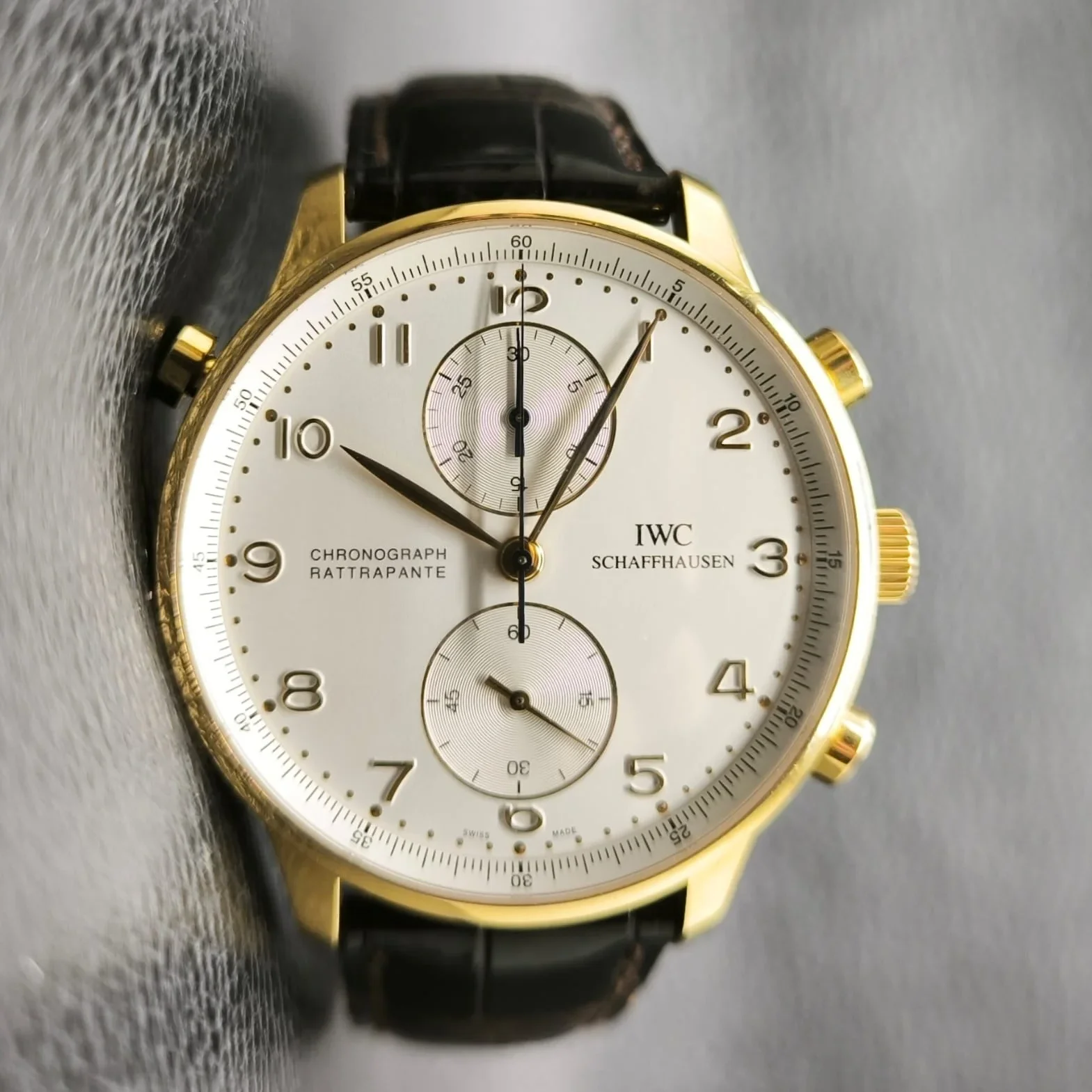 Portugieser Chrono-Rattrapante Rose Gold / Silver