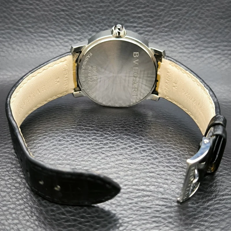 Thumb Automatic MOP Diamond Dial / Leather