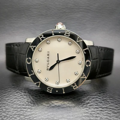 Automatic MOP Diamond Dial / Leather