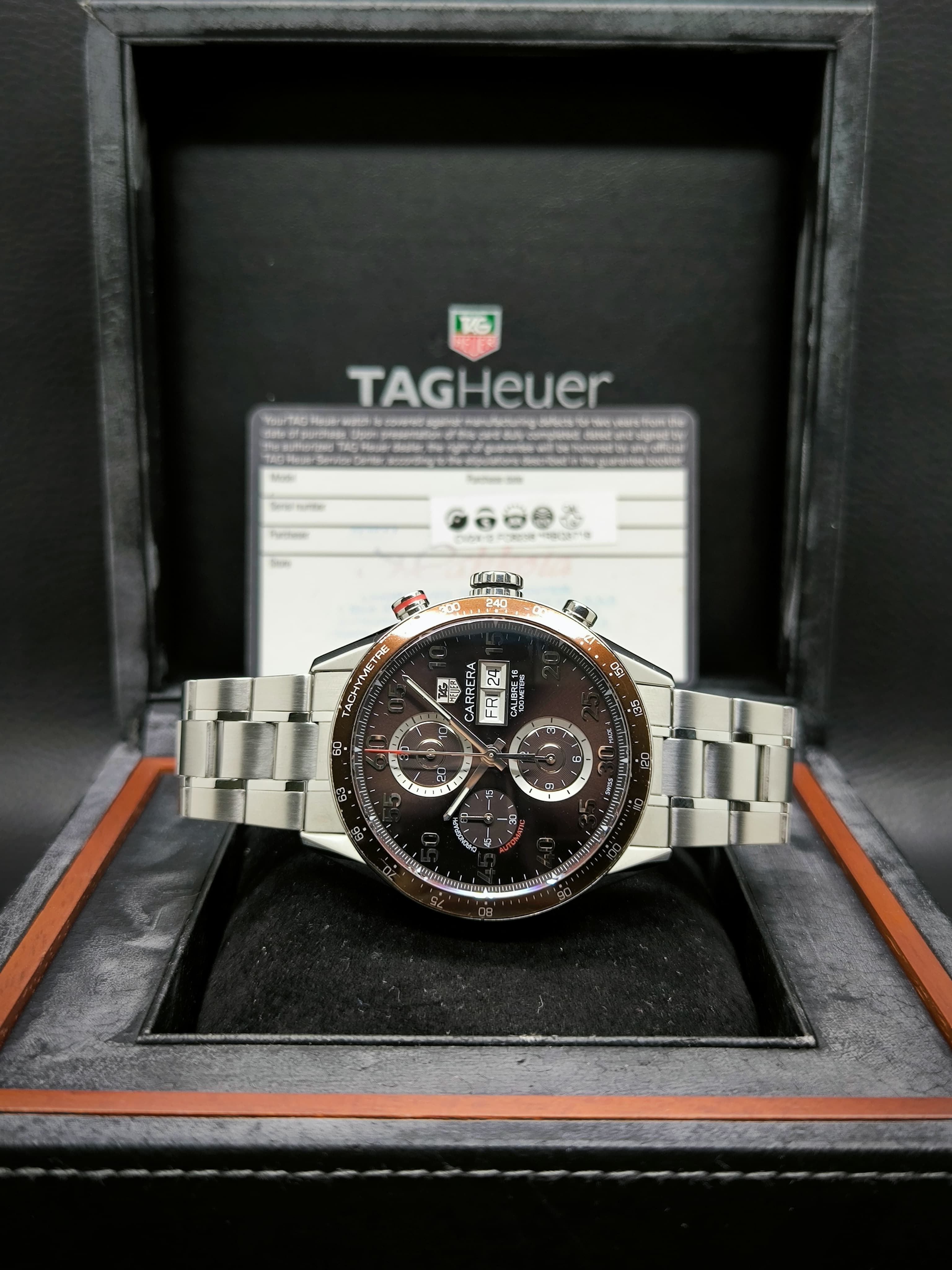 Jual TAG Heuer Carrera Calibre 16 Day Date 43 Stainless Steel