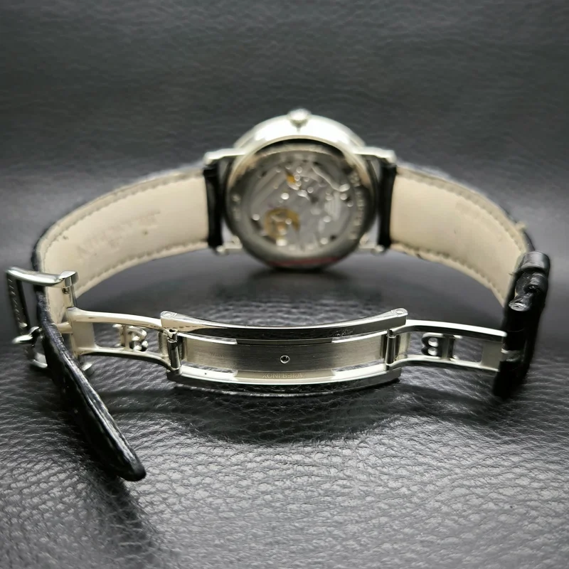 Thumb Villeret Ultraplate Power Reserve Date Stainless Steel / White