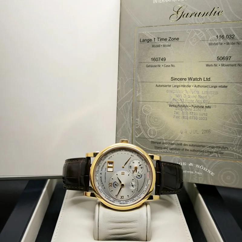 Thumb Lange 1 Timezone Pink Gold / Silver