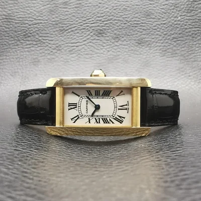 Tank Américaine Yellow Gold Quartz