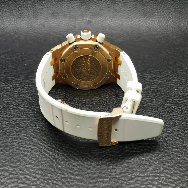 Thumb Royal Oak OffShore 26048 Lady Chronograph Pink Gold / White