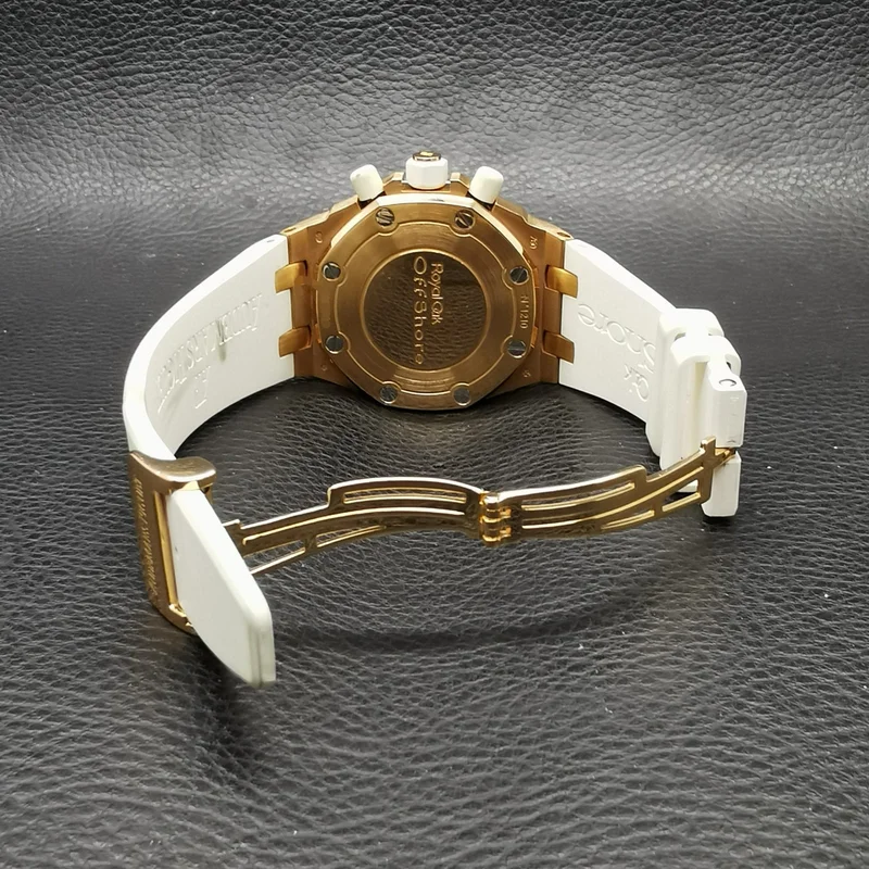 Thumb Royal Oak OffShore 26048 Lady Chronograph Pink Gold / White