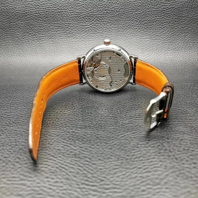 Thumb Portofino Hand-Wound Eight Days Stainless Steel / Black