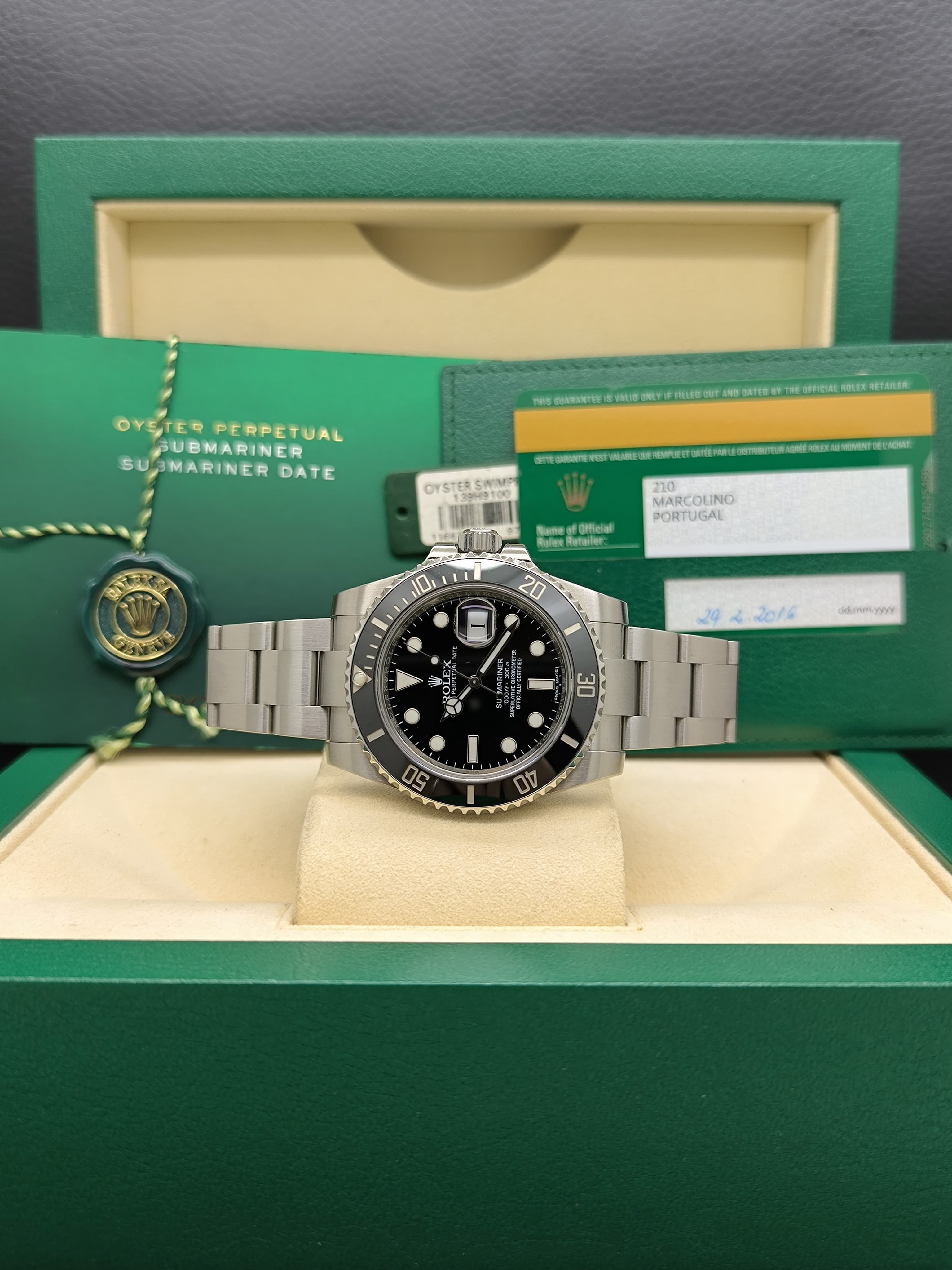 116610ln Rolex Sea Dweller Box 2018 Rolex Submariner Date 116610LN