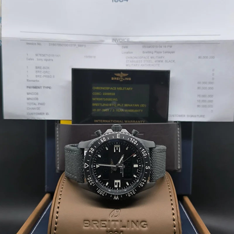 Thumb Chronospace Military Blacksteel / Volcano Black / Military / Pin