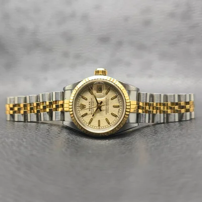 Lady-Datejust 26 Two Tone Yellow Gold / Jubilee / Champagne / Diamond