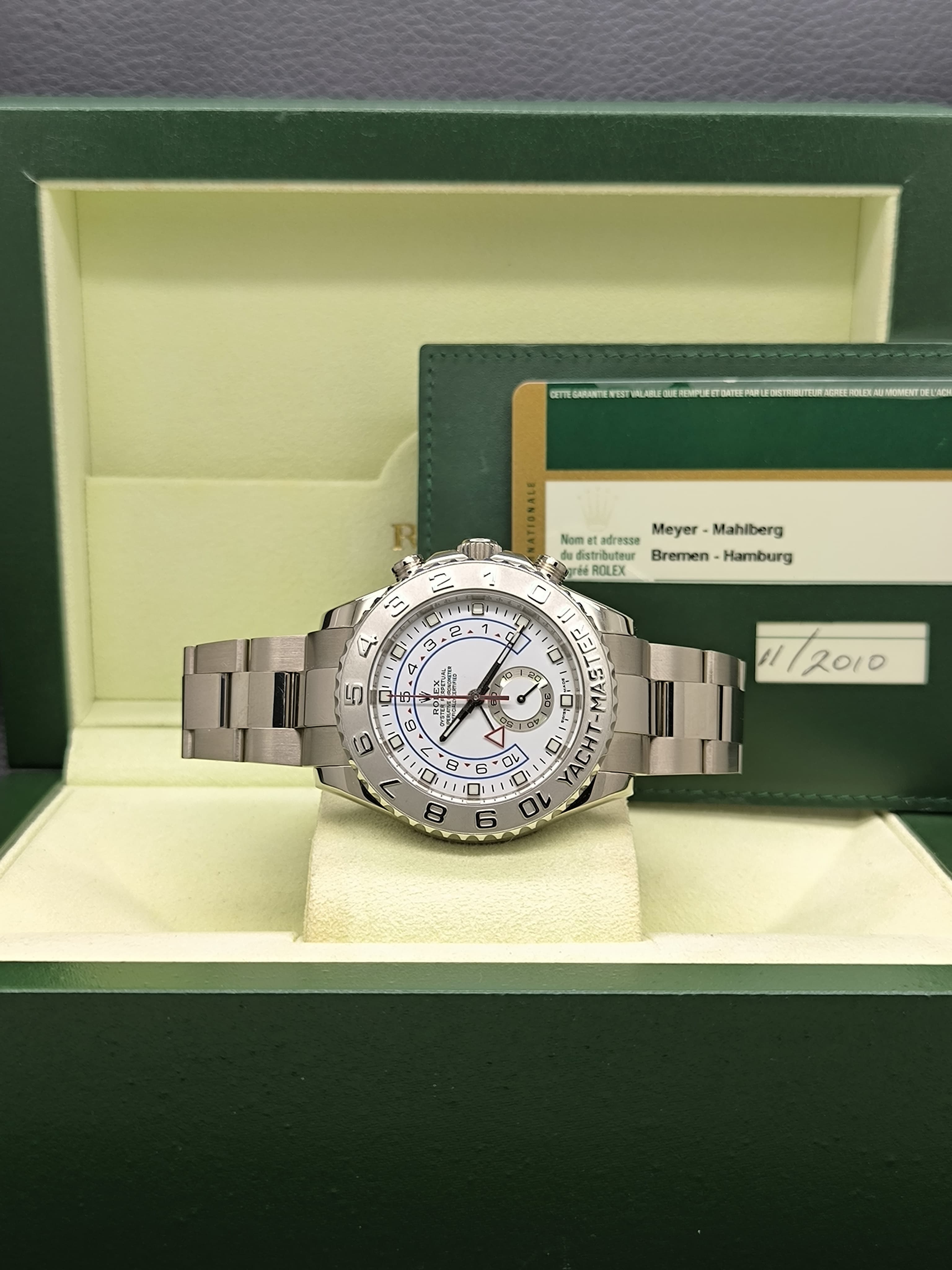 Jual Rolex Yacht-Master White Gold 116689-0001 Original Flecto