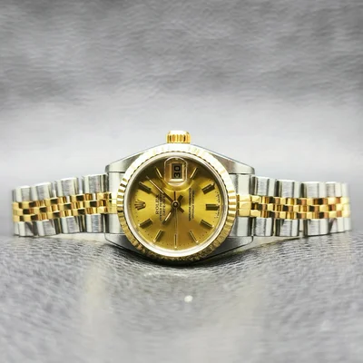 Lady-Datejust 26 Two Tone Yellow Gold / Jubilee / Champagne / Diamond
