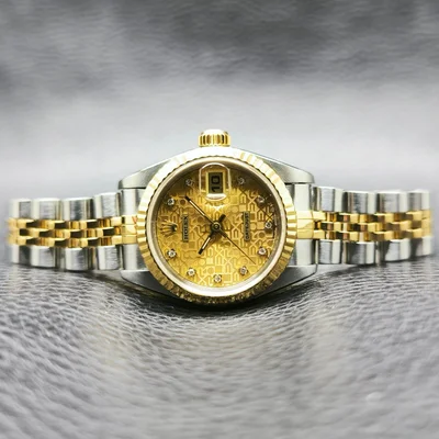 Lady-Datejust 26 Two Tone Yellow Gold / Jubilee / Champagne / Diamond
