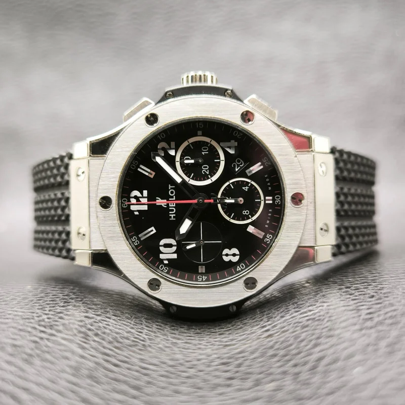 Big Bang Original 44 Stainless Steel / Black / Rubber