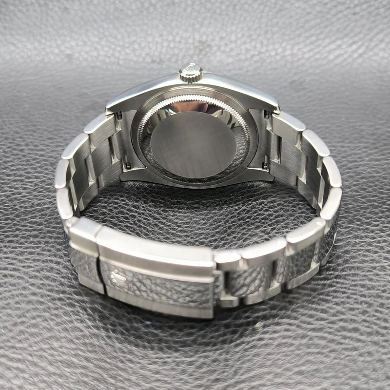 Thumb Datejust 36 Stainless Steel Domed / Oyster / White Roman