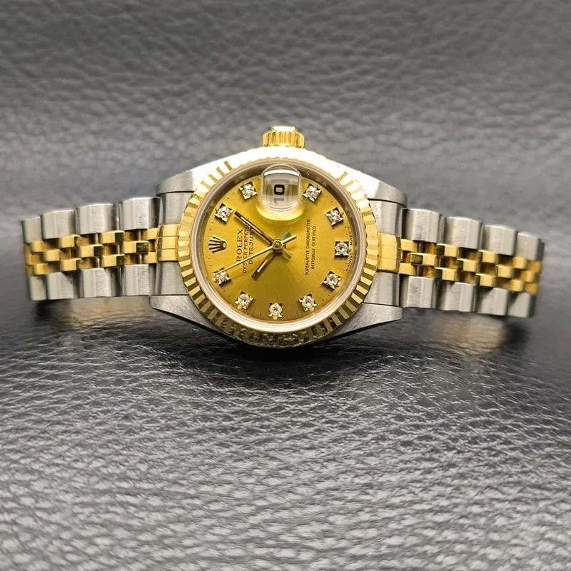 Lady-Datejust 26 Two Tone Yellow Gold / Jubilee / Champagne / Diamond