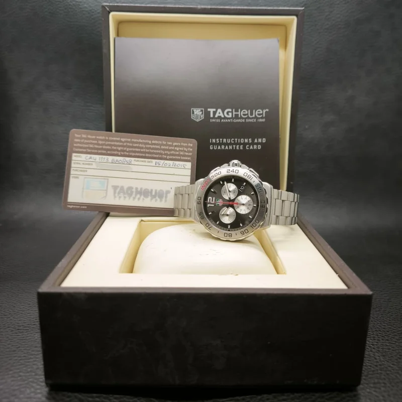 Thumb Formula 1 Quartz Chronograph 42 Stainless Steel / Indy 500 / Bracelet