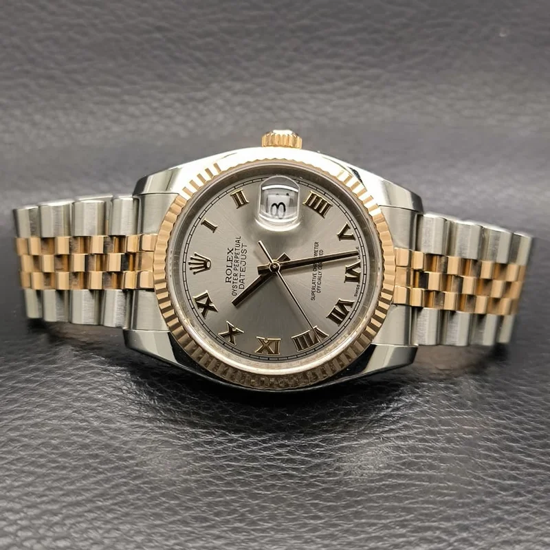 Datejust 36 Rolesor Everose Fluted / Jubilee / Pink Roman