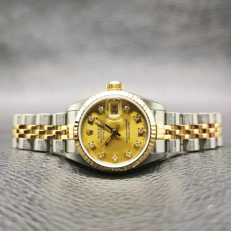 Lady-Datejust 26 Two Tone Yellow Gold / Jubilee / Champagne / Diamond