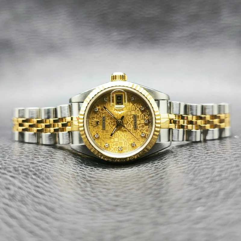 Lady-Datejust 26 Two Tone Yellow Gold / Jubilee / Champagne / Diamond