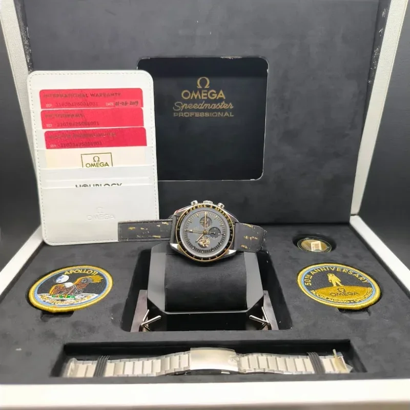 Thumb Speedmaster Professional Moonwatch Apollo 11 50 Anniversary  Stainless Steel / Moonshine Gold