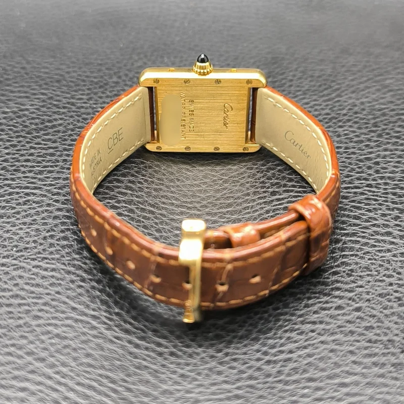 Thumb Tank Louis Cartier Small Quartz Yellow Gold / Silver