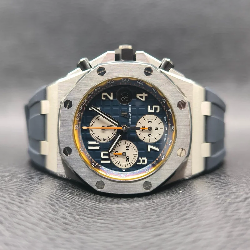 Royal Oak Offshore 26470 Stainless Steel / Blue / Rubber