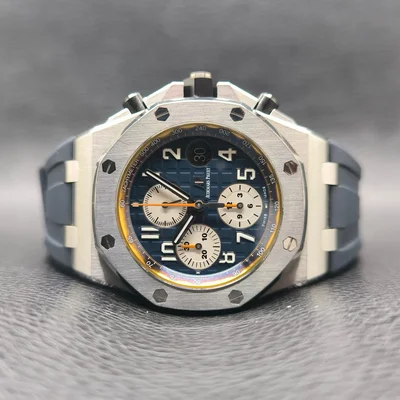 Royal Oak Offshore 26470 Stainless Steel / Blue / Rubber