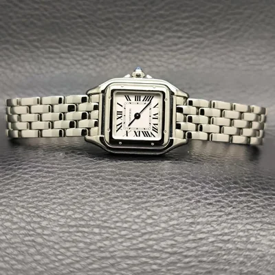 Panthere Small Stainless Steel White