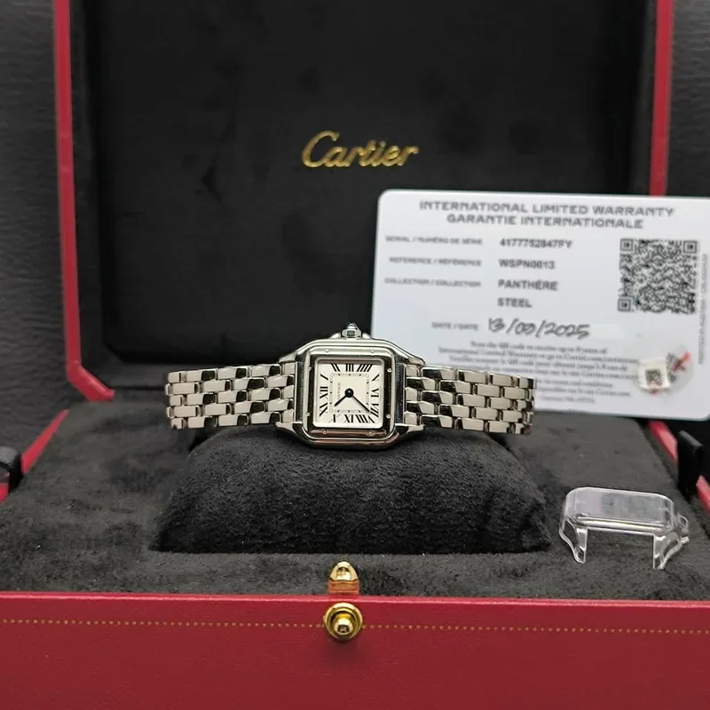 Thumb Panthere Small Stainless Steel White