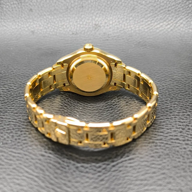 Thumb Datejust Pearlmaster 29 Yellow Gold Diamond / White Roman