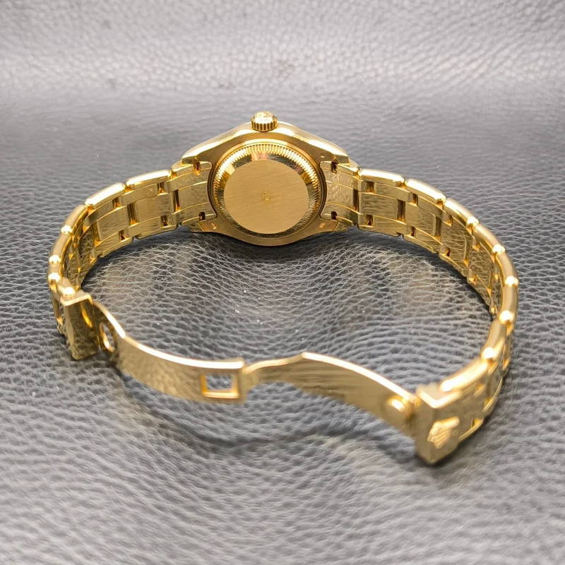 Thumb Datejust Pearlmaster 29 Yellow Gold Diamond / White Roman