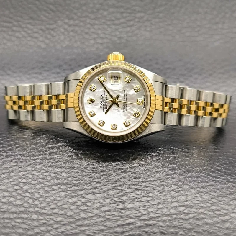 Lady-Datejust 26 Two Tone Yellow Gold / Jubilee / Champagne / Diamond