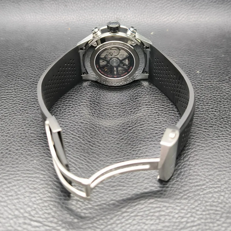 Thumb Carrera Calibre Heuer 02 GMT Stainless Steel / Skeleton / Rubber