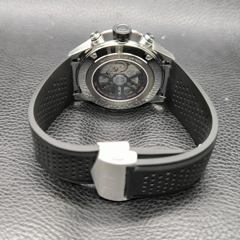 Thumb Carrera Calibre Heuer 02 GMT Stainless Steel / Skeleton / Rubber