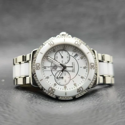 Formula 1 Chronograph Quartz 41 Stainless Steel / Diamond / White / Bracelet