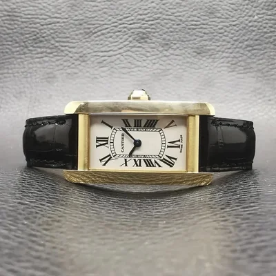 Tank Américaine Yellow Gold Quartz