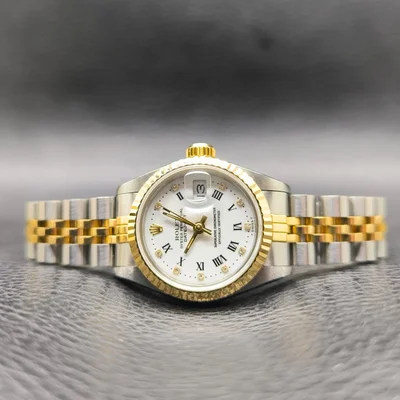 Lady-Datejust 26 Two Tone Yellow Gold / Jubilee / Champagne / Diamond
