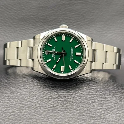 Oyster Perpetual 36 Stainless Steel / Green
