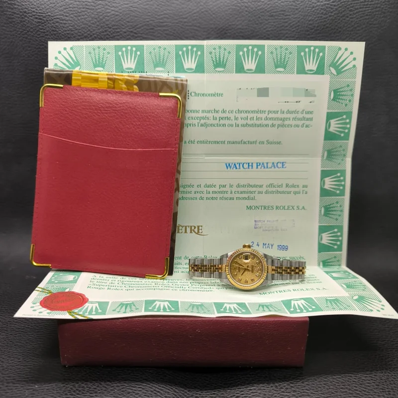 Thumb Lady-Datejust 26 Two Tone Yellow Gold / Jubilee / Champagne / Diamond