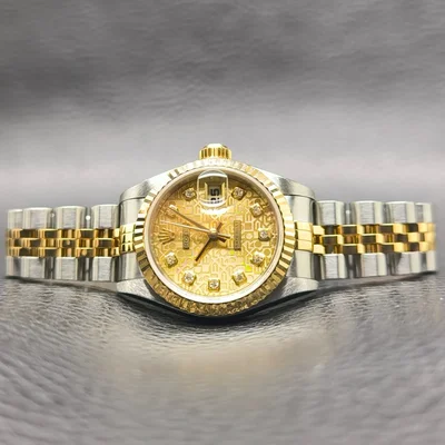 Lady-Datejust 26 Two Tone Yellow Gold / Jubilee / Champagne / Diamond