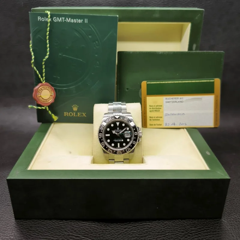 Thumb GMT-Master II Stainless Steel / LN