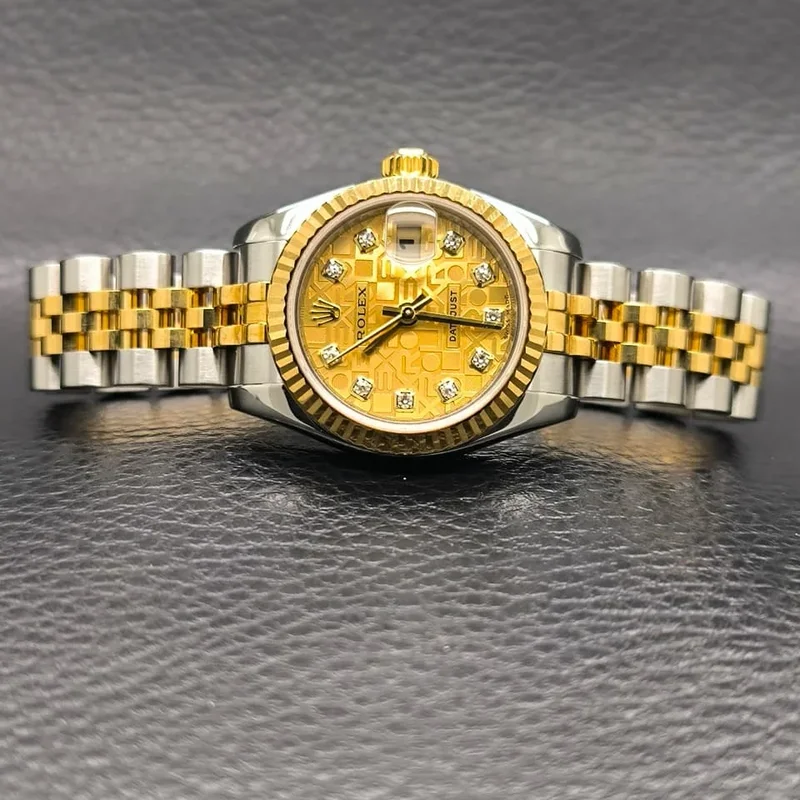 Lady-Datejust 26 Rolesor Fluted Computer Diamond Jubilee