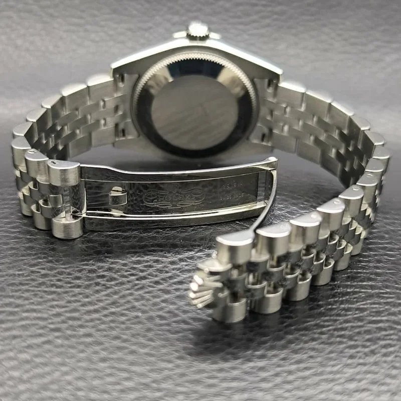 Thumb Datejust 31 Stainless Steel Fluted / Jubilee / White - Roman