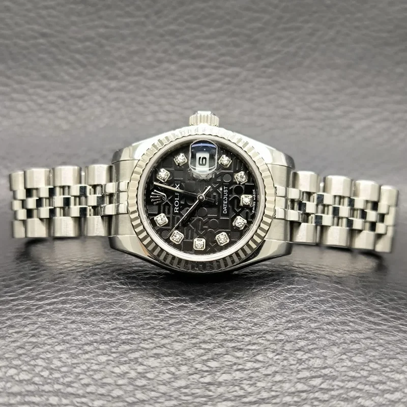Lady-Datejust 26 Fluted Black Jubilee