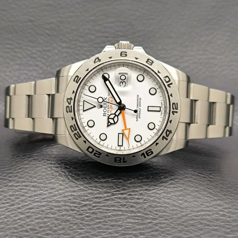 Explorer II Stainless Steel / White