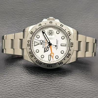 Explorer II Stainless Steel / White