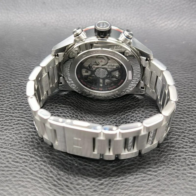 Thumb Carrera Calibre Heuer 02 GMT Stainless Steel / Skeleton / Bracelet