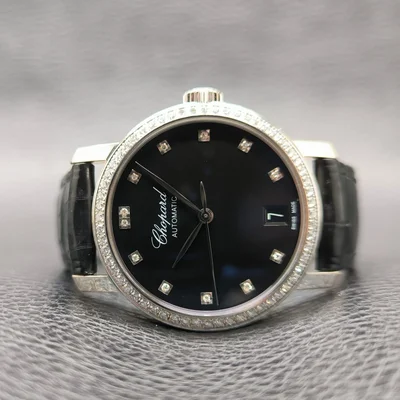 Classique Automatic Diamond / White Gold / Black